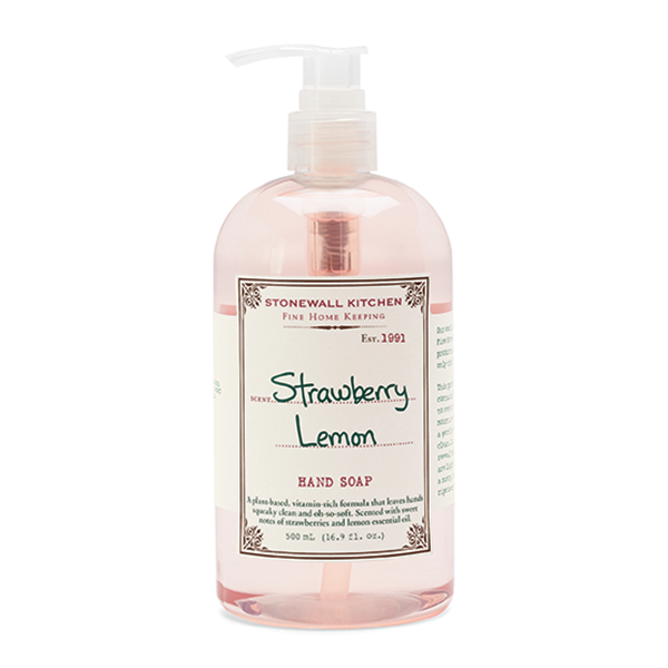 slide 1 of 1, Stonewall Kitchen Strawberry Lemon Hand Soap, 16.89 fl oz