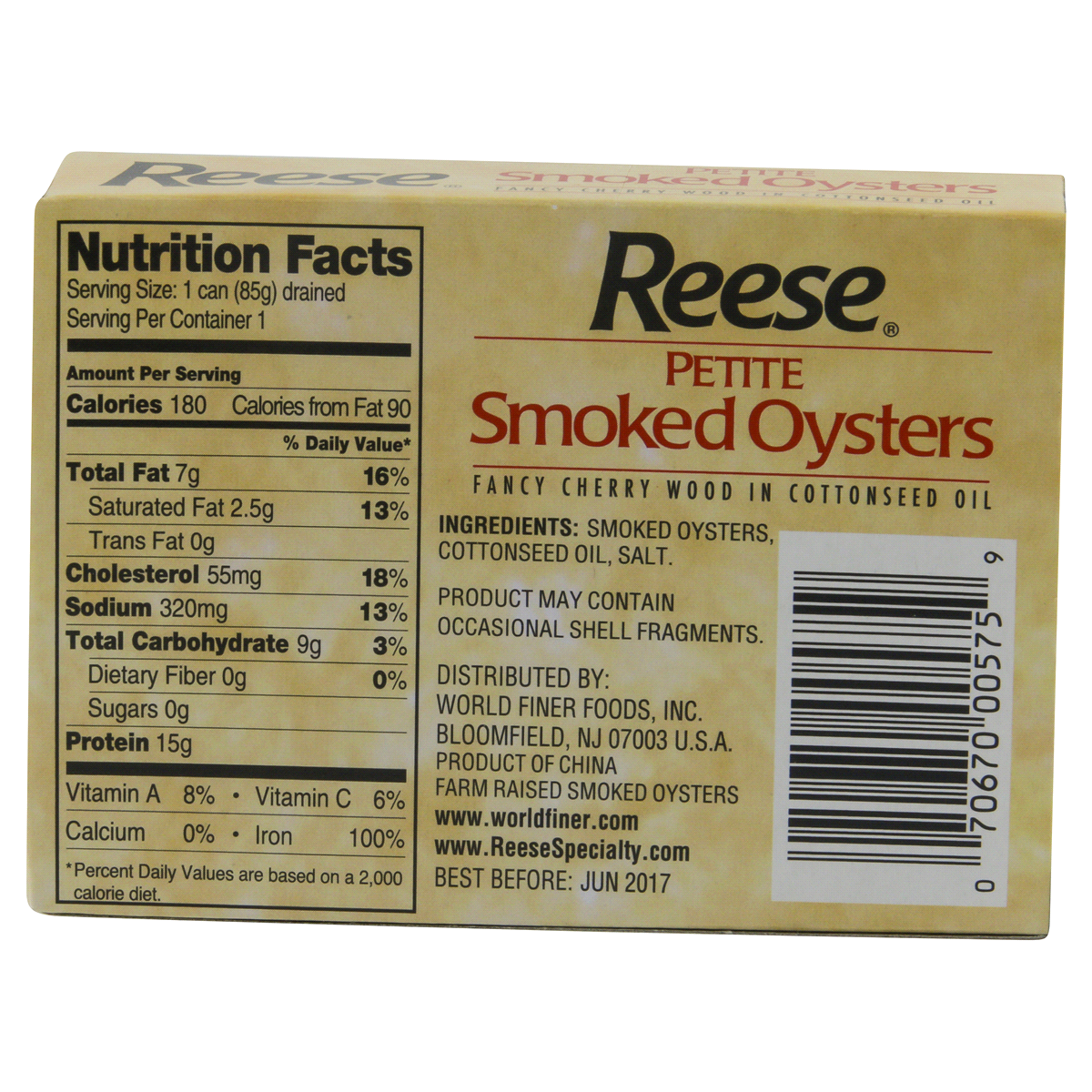 Reese's Reese Smoked Petite Oysters 1 ct Shipt