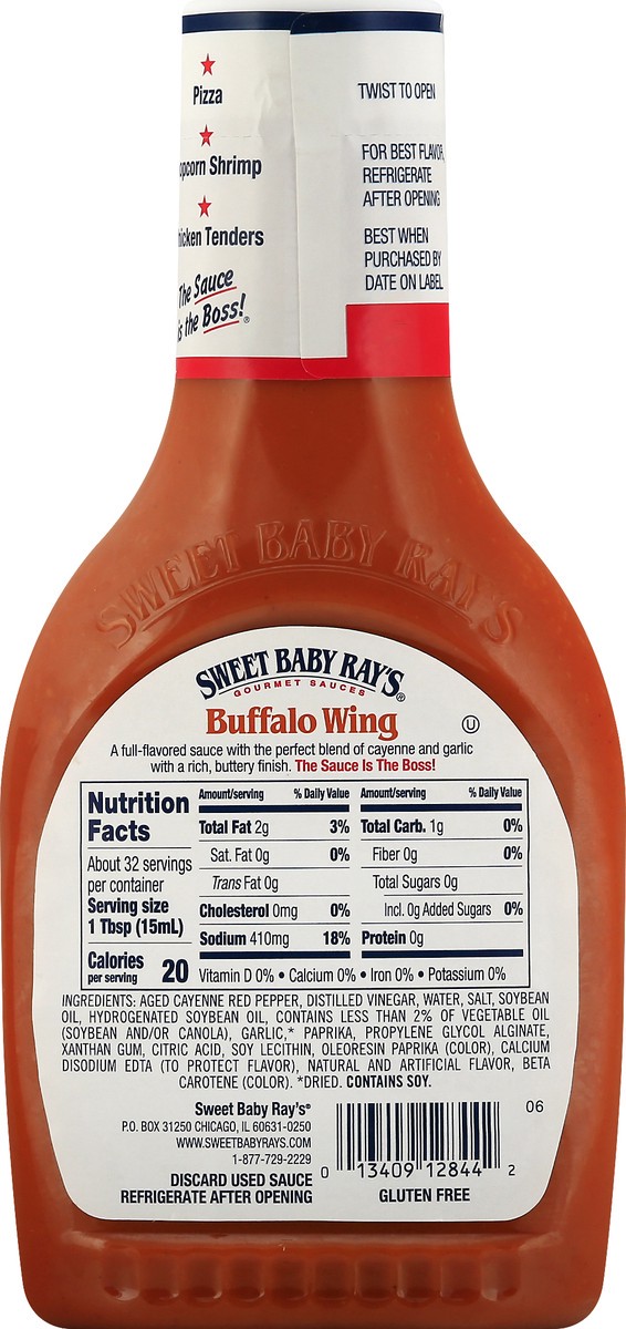slide 7 of 9, Sweet Baby Ray's Buffalo Wing Wing Sauce 16 fl oz, 16 fl oz