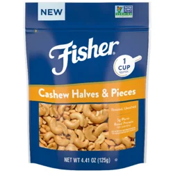 Fisher Halves & Pieces Cashew 4.41 oz