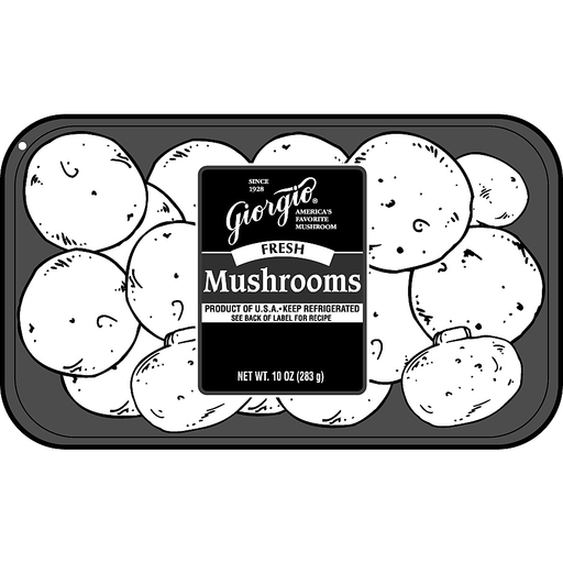 slide 4 of 6, Giorgio Fresh Mushrooms Tray, 10 oz