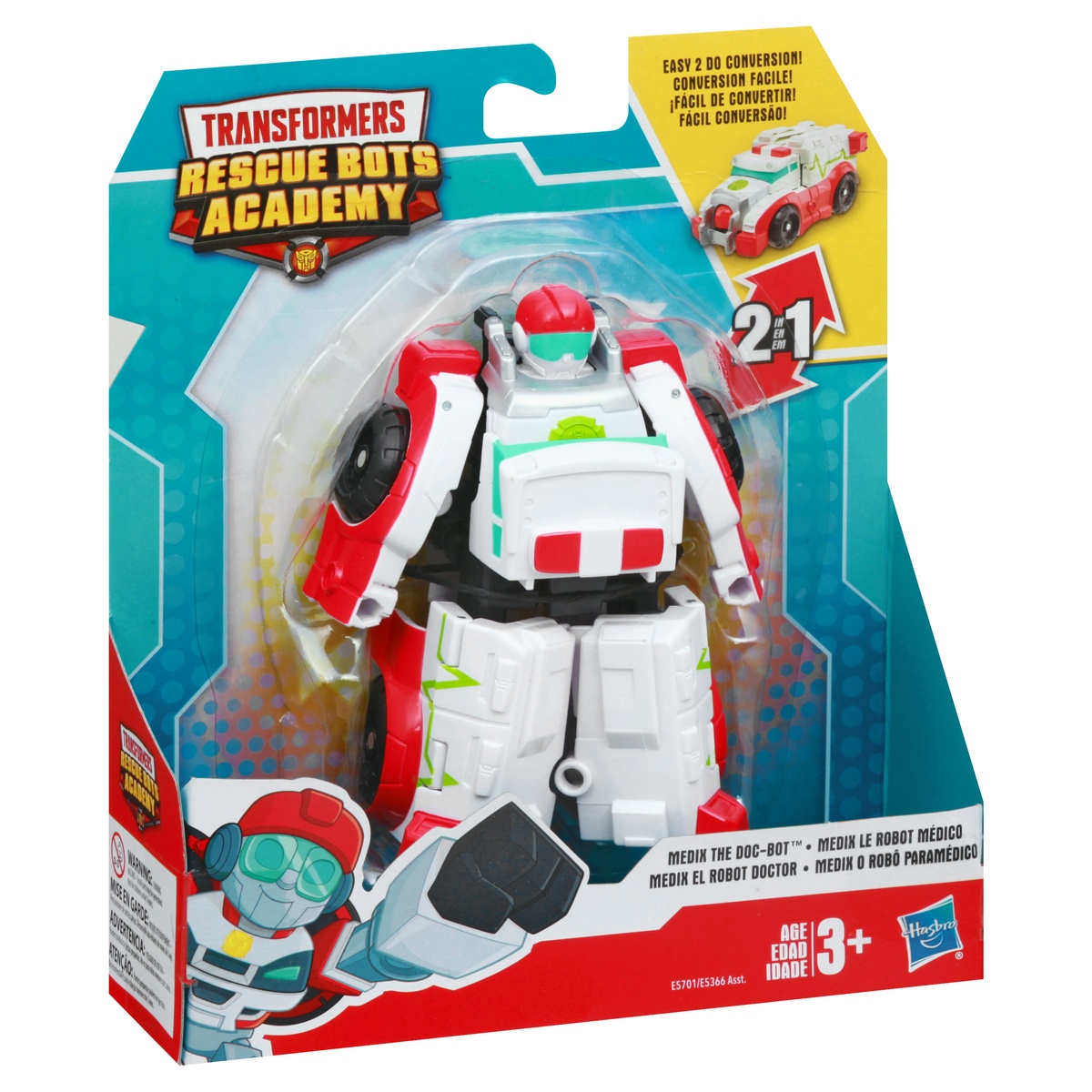 slide 2 of 8, Hasbro Transformers Rescue Bots Academy Medix The Doc-Bot Action Figure, 1 ct