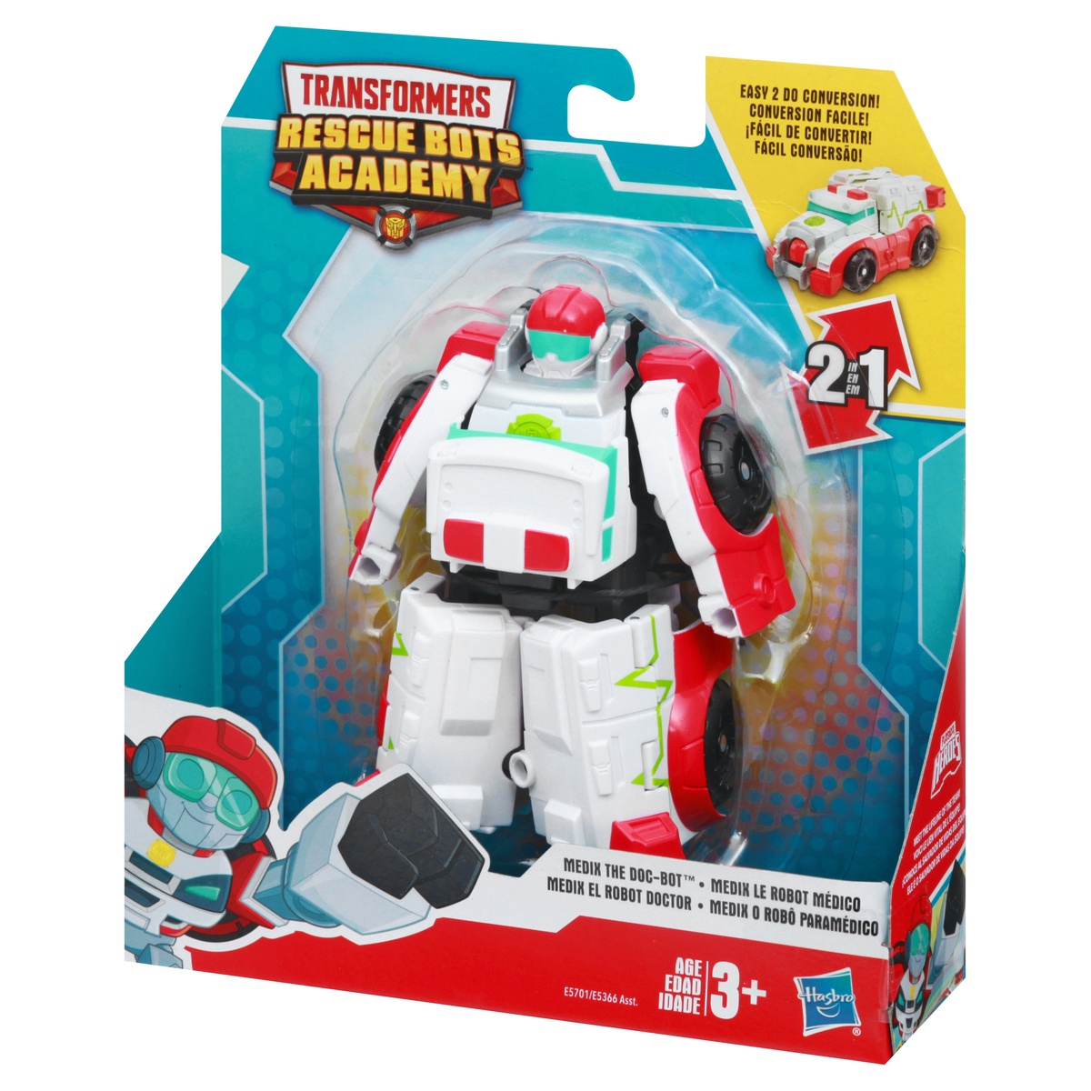 slide 3 of 8, Hasbro Transformers Rescue Bots Academy Medix The Doc-Bot Action Figure, 1 ct