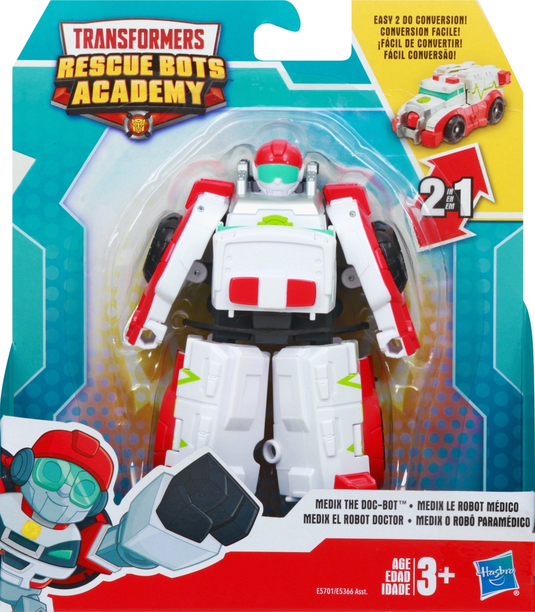 slide 7 of 8, Hasbro Transformers Rescue Bots Academy Medix The Doc-Bot Action Figure, 1 ct