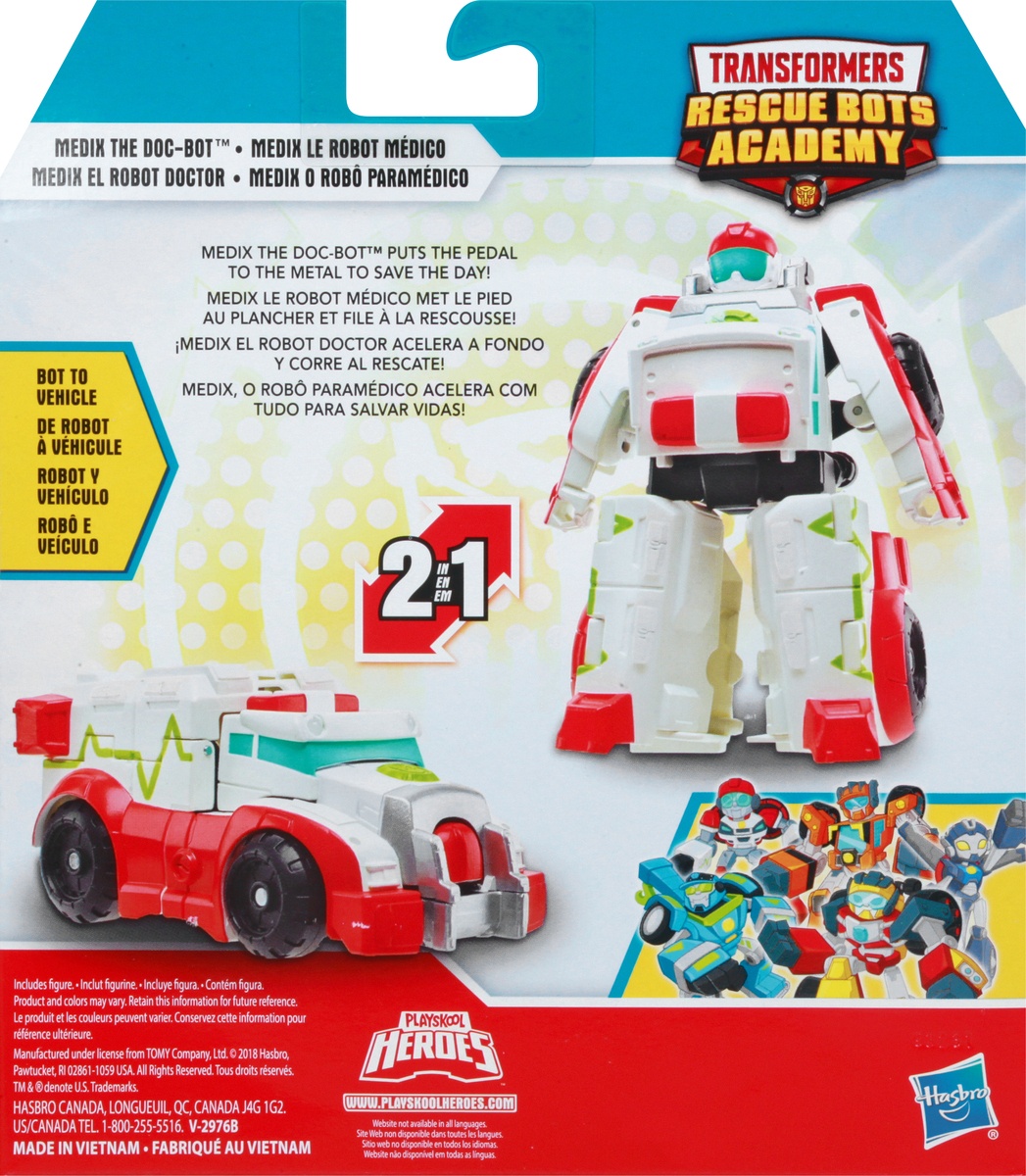 slide 8 of 8, Hasbro Transformers Rescue Bots Academy Medix The Doc-Bot Action Figure, 1 ct