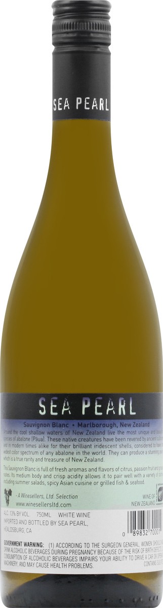 slide 3 of 10, Sea Pearl 2019 Marlborough Sauvignon Blanc 750 ml, 750 ml