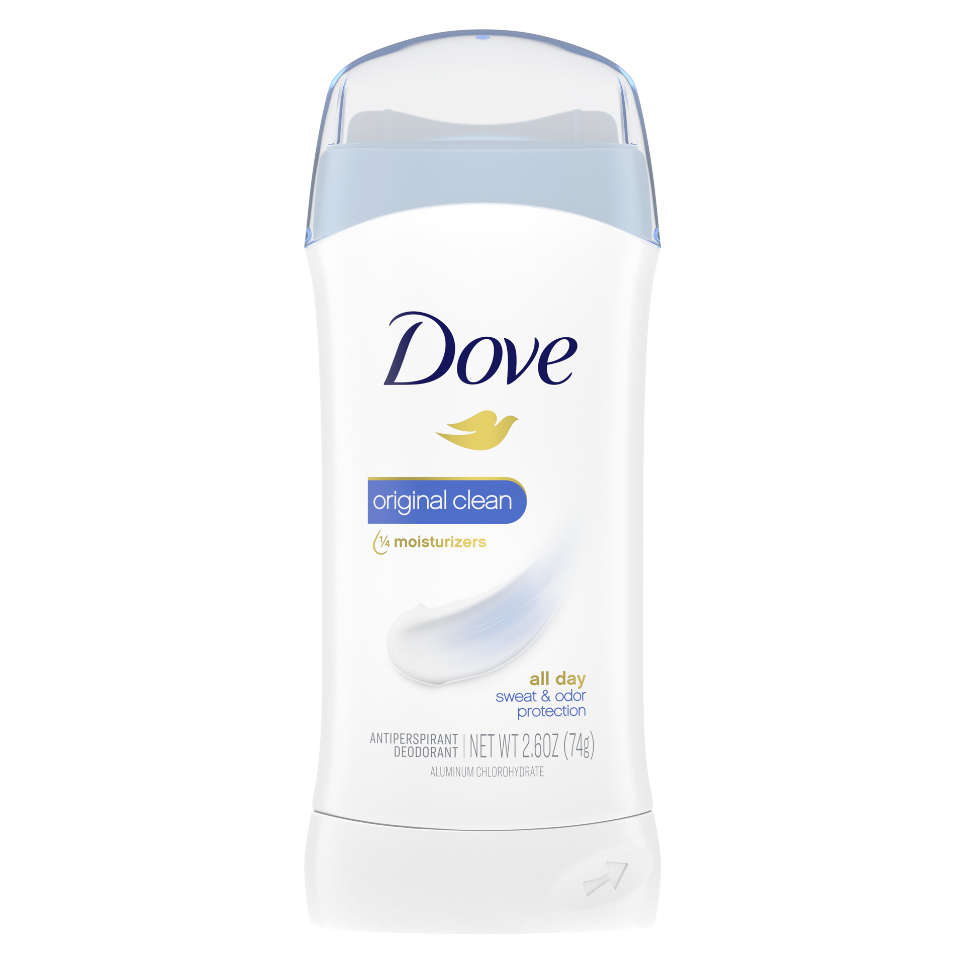 slide 2 of 4, Dove Bc Original Clean Anti-perspirant Deodorant, 2.6 oz