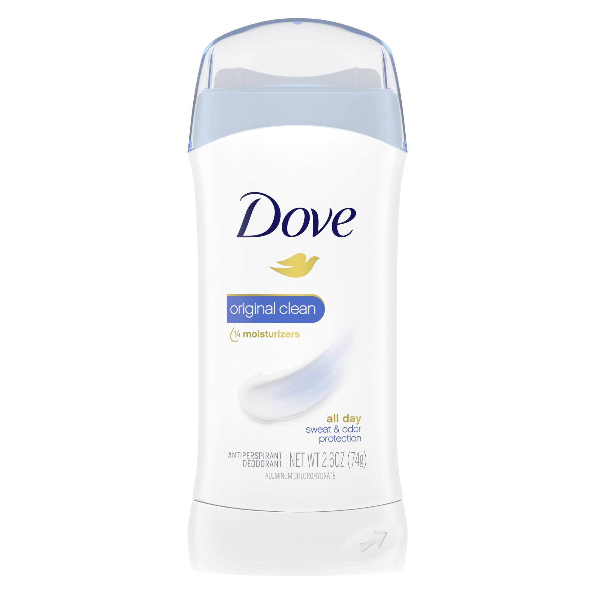 slide 1 of 4, Dove Bc Original Clean Anti-perspirant Deodorant, 2.6 oz