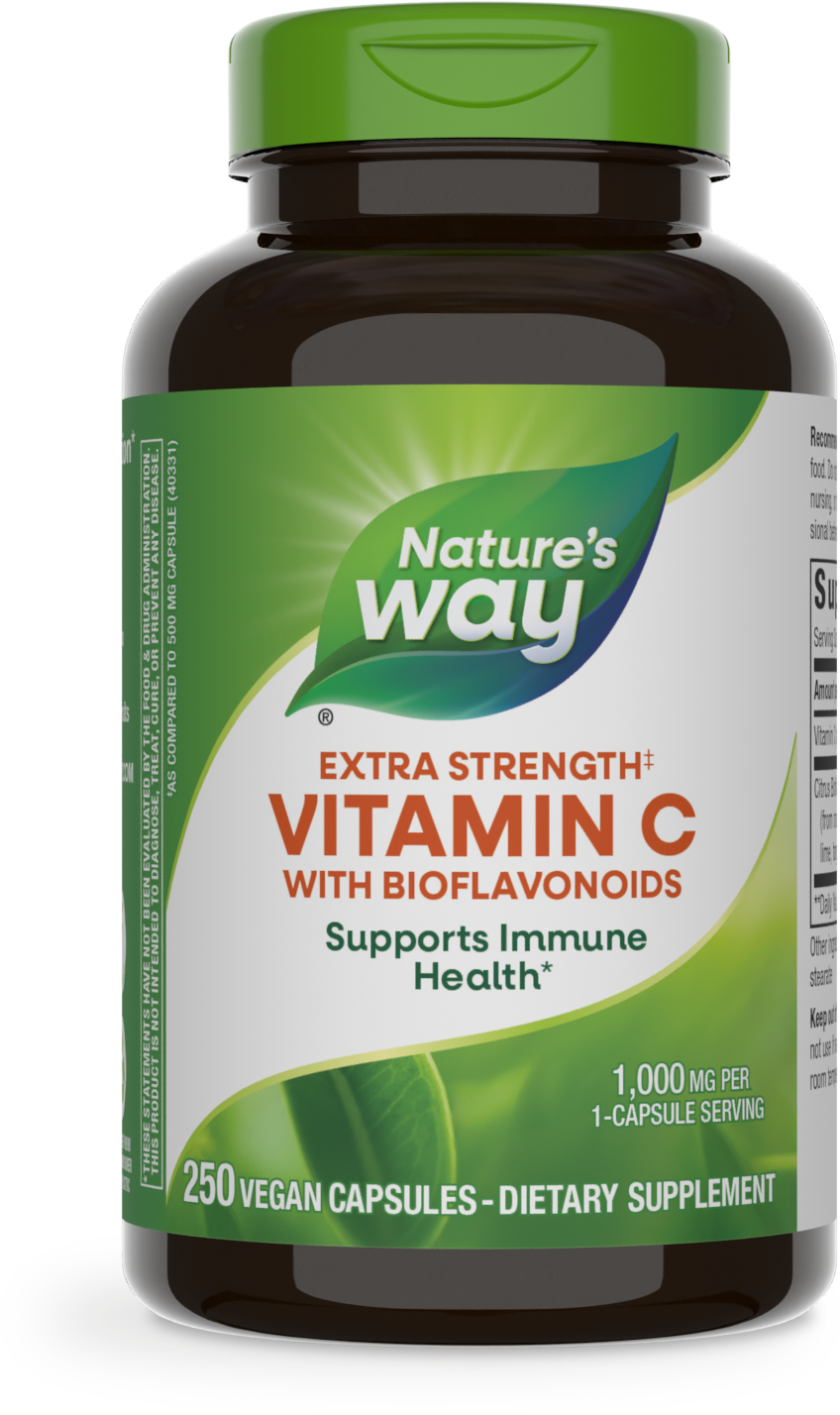 slide 1 of 4, Nature's Way Vitamin C with Bioflavonoids Extra Strength‡, 1 ct