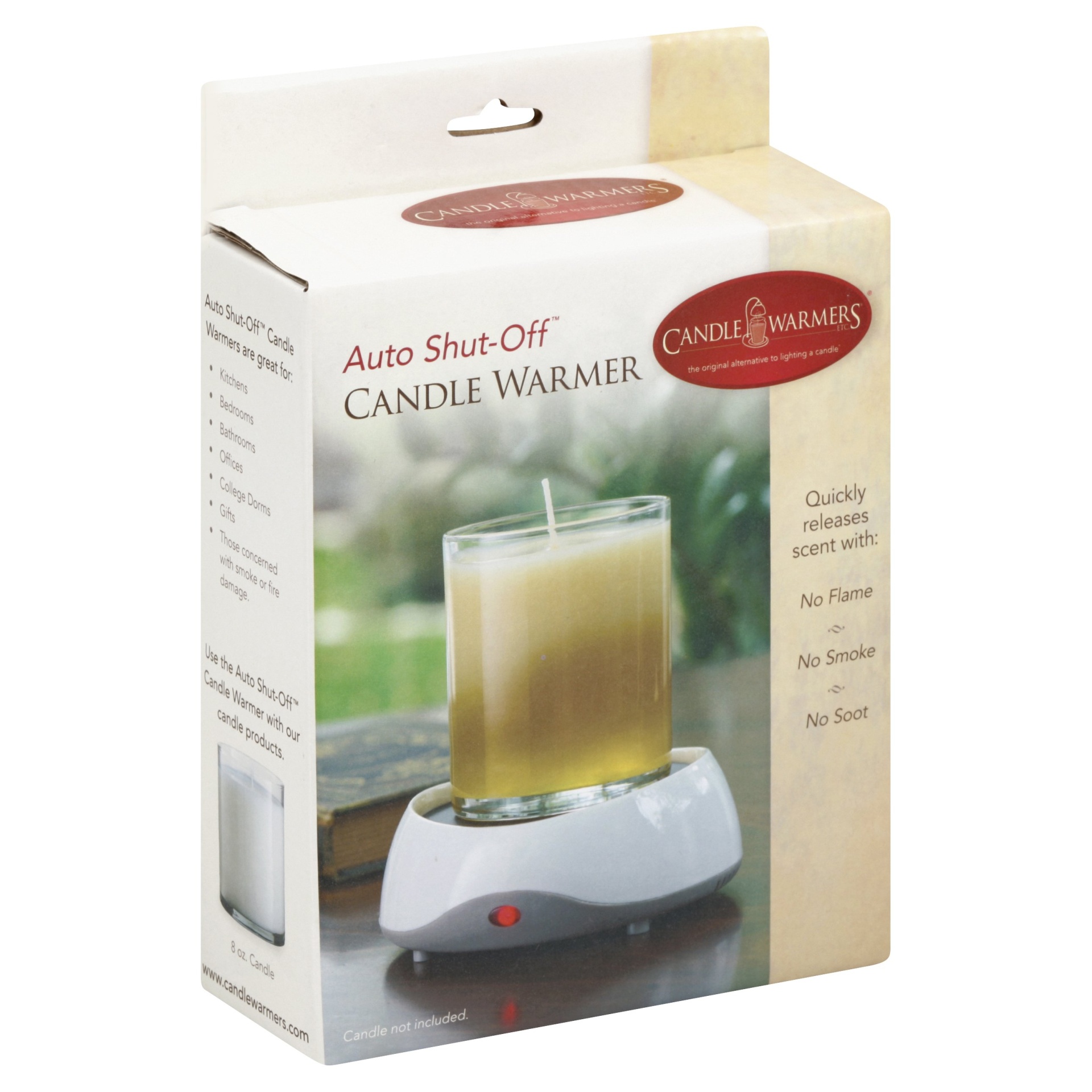 slide 1 of 1, Candle Warmers Etc Plate Warmer with Auto Shut-Off, 1 ct