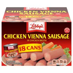 Libbys Chicken Vienna Sausage 18 Pk