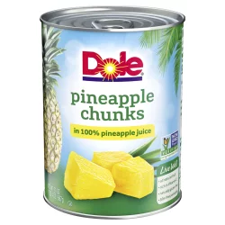 Dole Pineapple Chunks in 100% Pineapple Juice