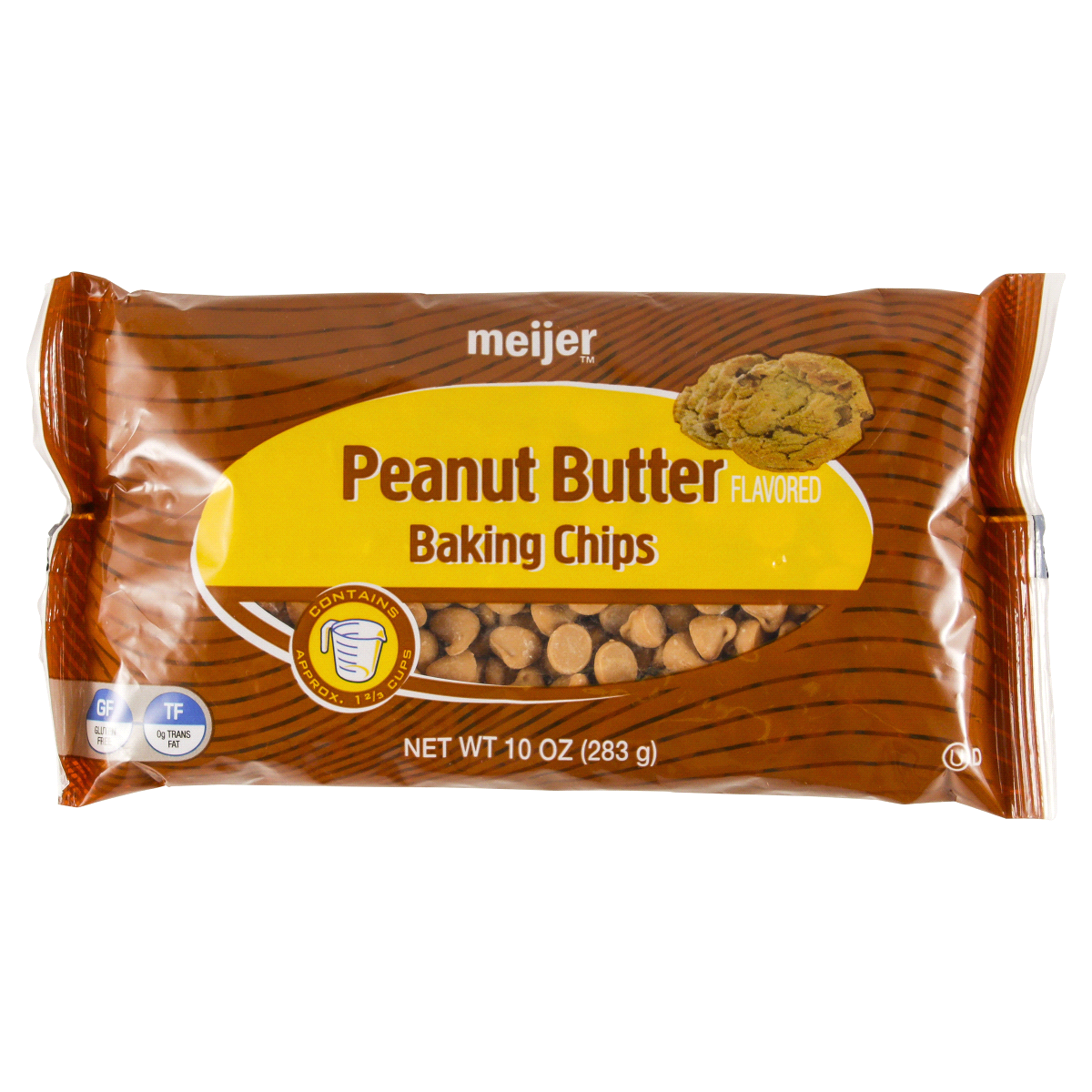 slide 1 of 2, Meijer Peanut Butter Baking Chips, 10 oz