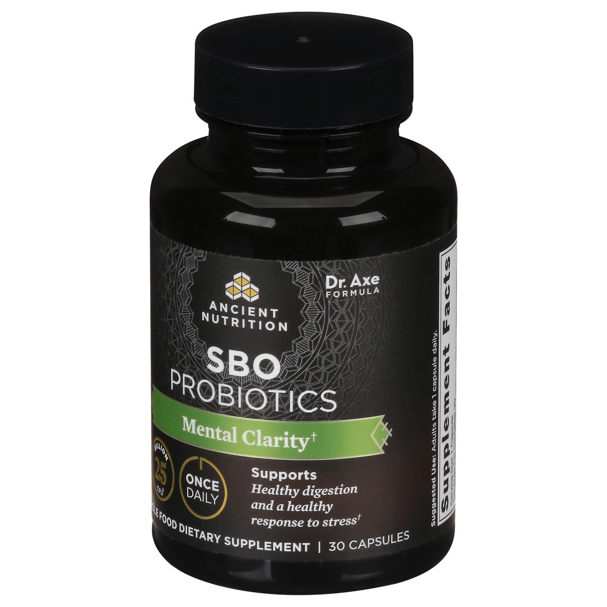 slide 4 of 13, Ancient Nutrition Once Daily Mental Clarity SBO Probiotics 30 Capsules, 30 ct