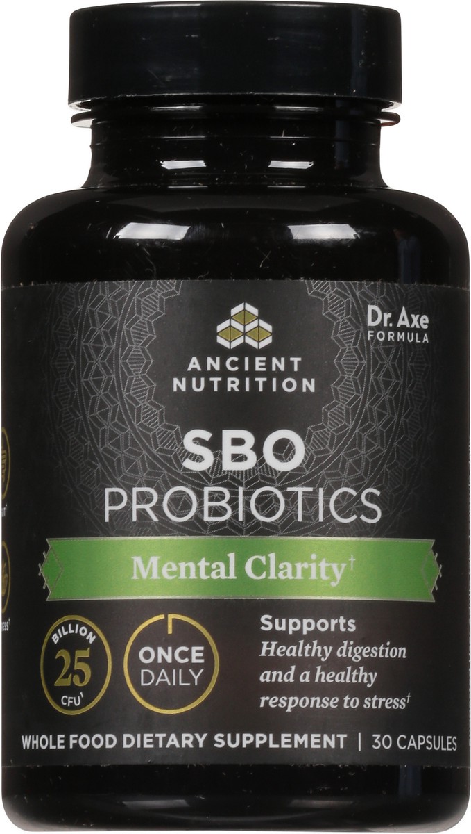 slide 8 of 13, Ancient Nutrition Once Daily Mental Clarity SBO Probiotics 30 Capsules, 30 ct