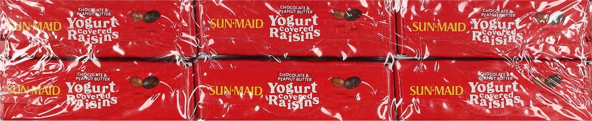 slide 3 of 11, Sun-Maid Yogurt Covered Chocolate & Peanut Butter Raisins 6 Boxes, 6 ct