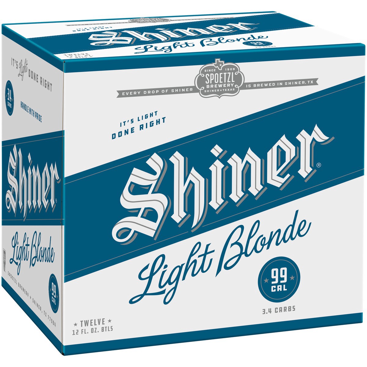 slide 7 of 8, Shiner Light Blonde Beer 12-12 fl. oz. Bottles, 144 fl oz