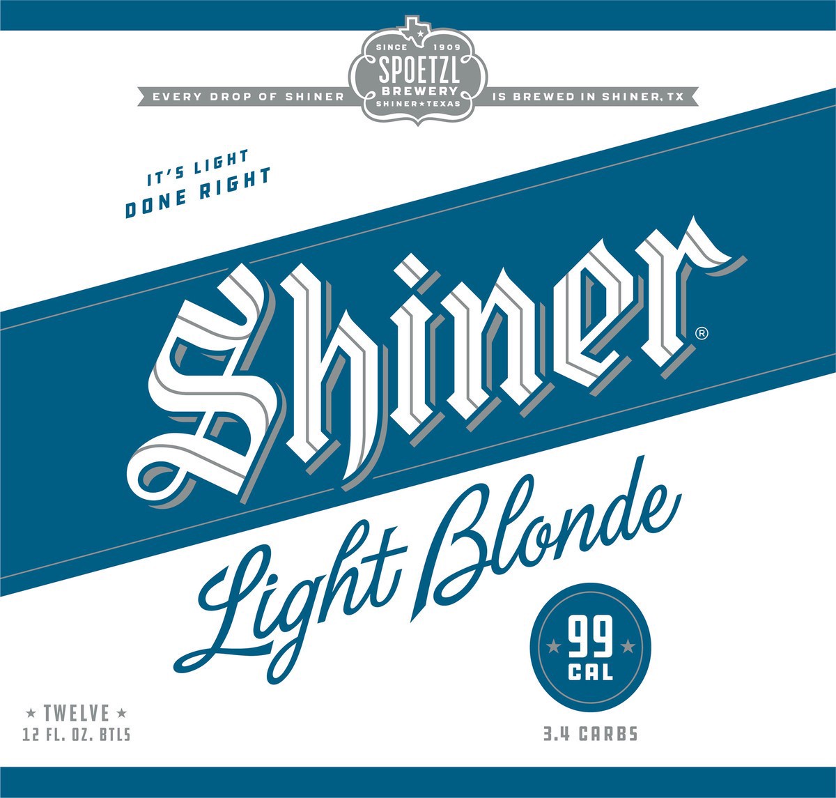 slide 2 of 8, Shiner Light Blonde Beer 12-12 fl. oz. Bottles, 144 fl oz