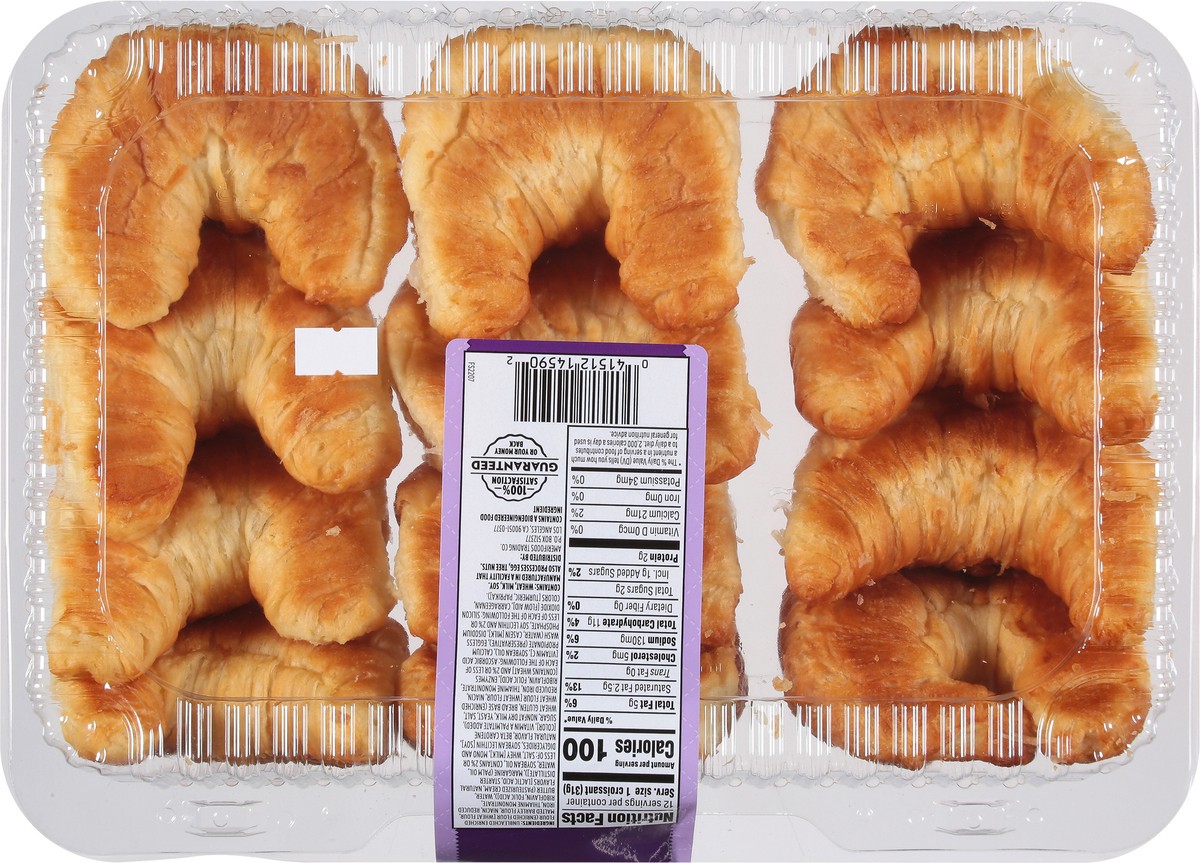 slide 7 of 14, First Street Petite Butter Croissant, 12 ct