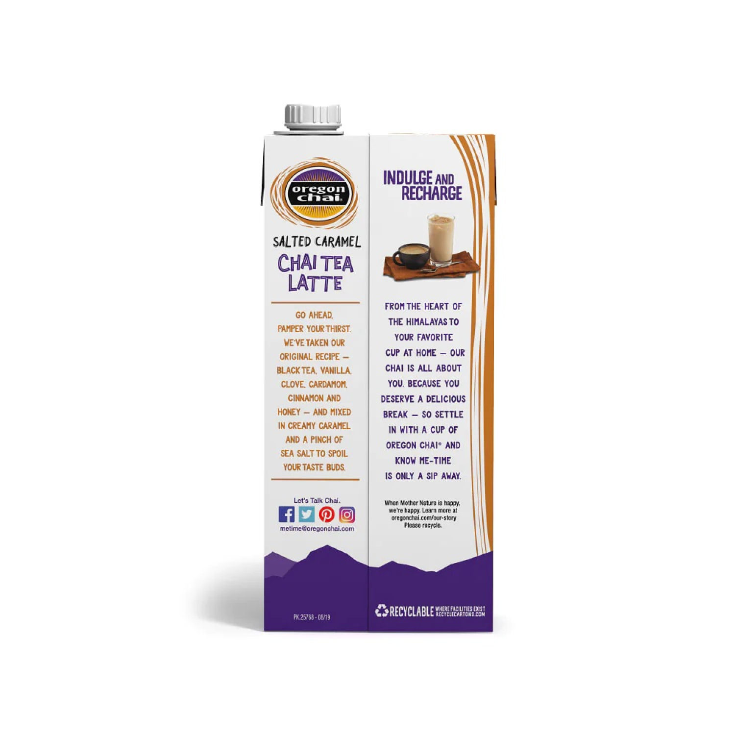 slide 3 of 3, Oregon Chai Salted Caramel Chai Concentrate- 32 oz, 32 oz