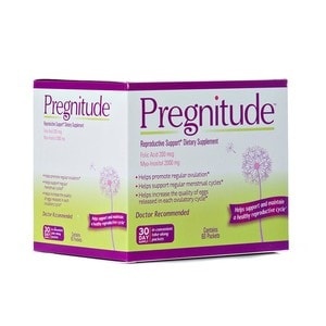 slide 1 of 1, Pregnitude Pregnitude Fertility Support Dietary Supplement, 60 ct