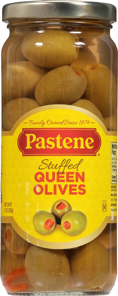 slide 5 of 9, Pastene Stuffed Queen Olives 10 oz, 10 oz