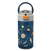 slide 4 of 5, Zak! Designs Space Genesis Flex Sip Water Bottle, 18 oz