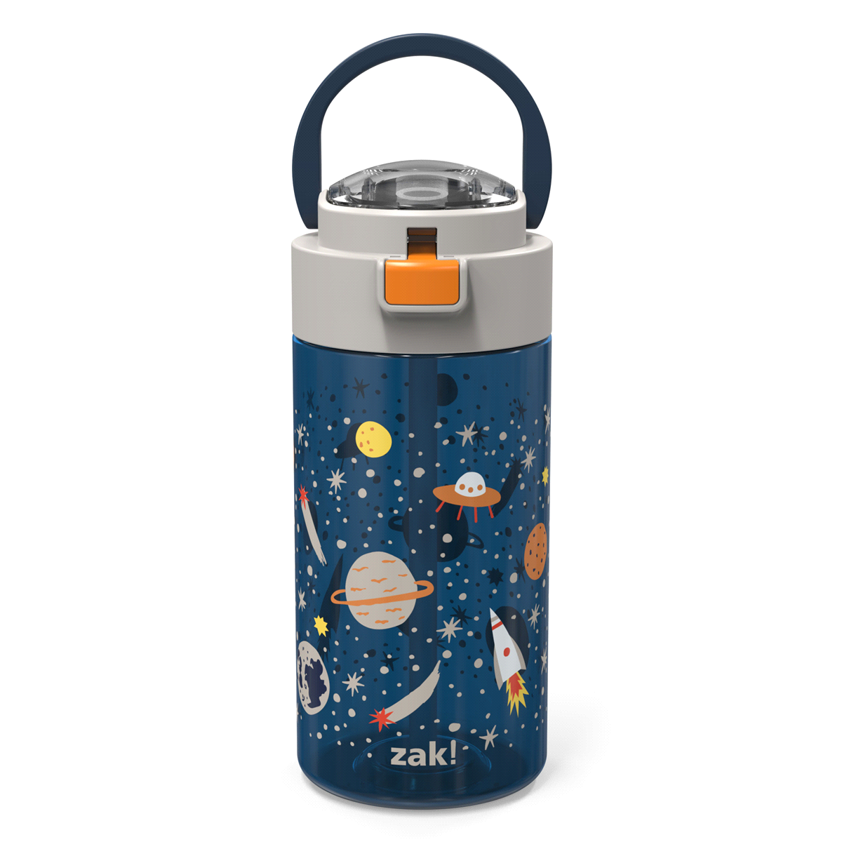 slide 2 of 5, Zak! Designs Space Genesis Flex Sip Water Bottle, 18 oz