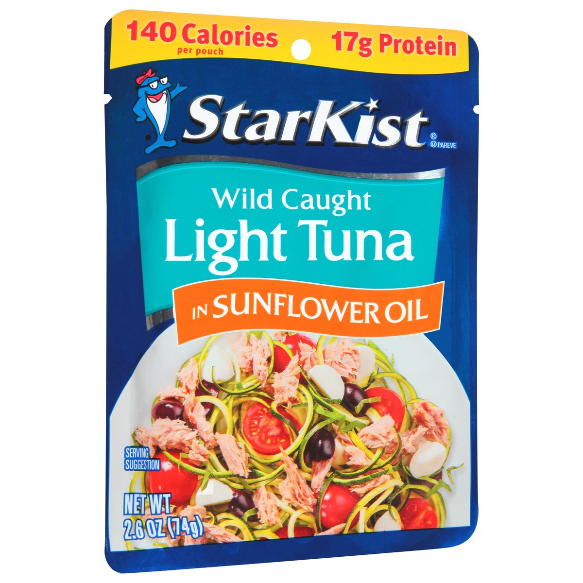 slide 6 of 9, StarKist Wild Caught Light Tuna in Sunflower Oil 2.6 oz, 2.6 oz