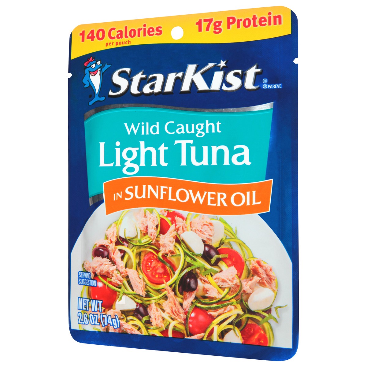 slide 3 of 9, StarKist Wild Caught Light Tuna in Sunflower Oil 2.6 oz, 2.6 oz