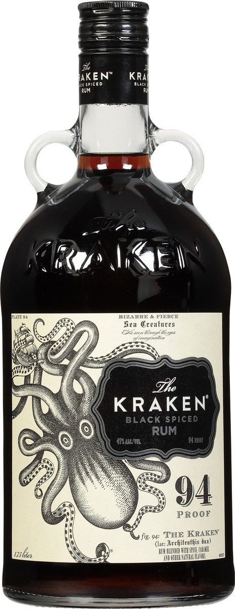 slide 7 of 9, The Kraken Black Spiced Rum 1.75 l, 1.75 liter