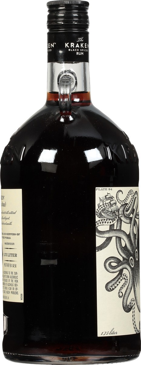 slide 9 of 9, The Kraken Black Spiced Rum 1.75 l, 1.75 liter