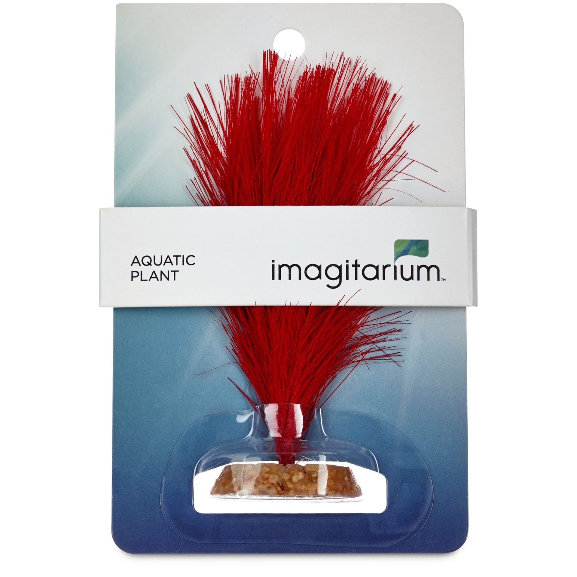 slide 1 of 1, Imagitarium Feather Silk Plant Aquatic Decor Small, 1 ct