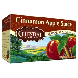 Celestial Seasonings Caffeine Free Cinnamon Apple Spice Herbal Tea 20 Tea Bags