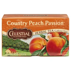 Celestial Seasonings Caffeine Free Country Peach Passion Herbal Tea 20 Tea Bags