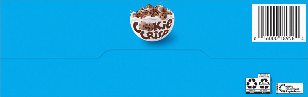 slide 11 of 13, Cookie Crisp Breakfast Cereal, Chocolate Chip Cookie Taste, Made With Whole Grain, Giant Size, 26.3 oz, 26.3 oz