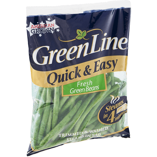 slide 2 of 4, GreenLine Quick & Easy Green Beans, Fresh, 12 oz