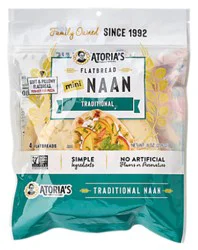 Atorias Mini Traditional Naan - 8 Oz
