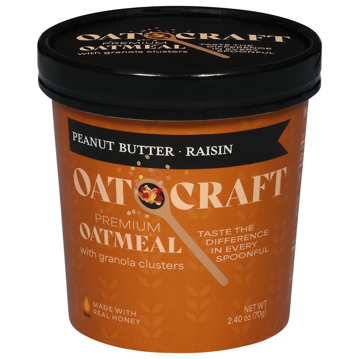 slide 4 of 15, Oatcraft Peanut Butter Raisin Oatmeal - 2 OZ, 2 oz