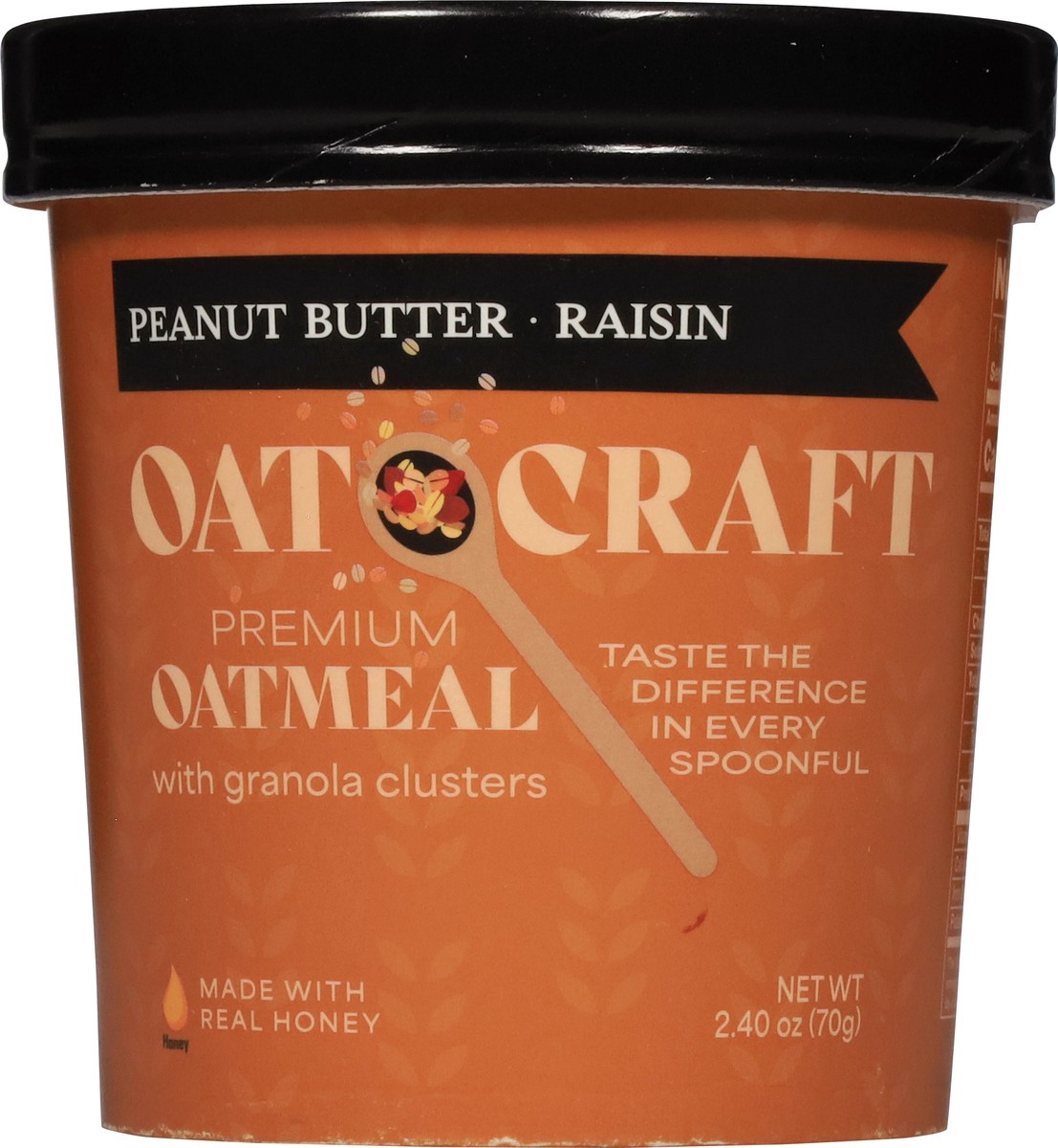 slide 3 of 15, Oatcraft Peanut Butter Raisin Oatmeal - 2 OZ, 2 oz