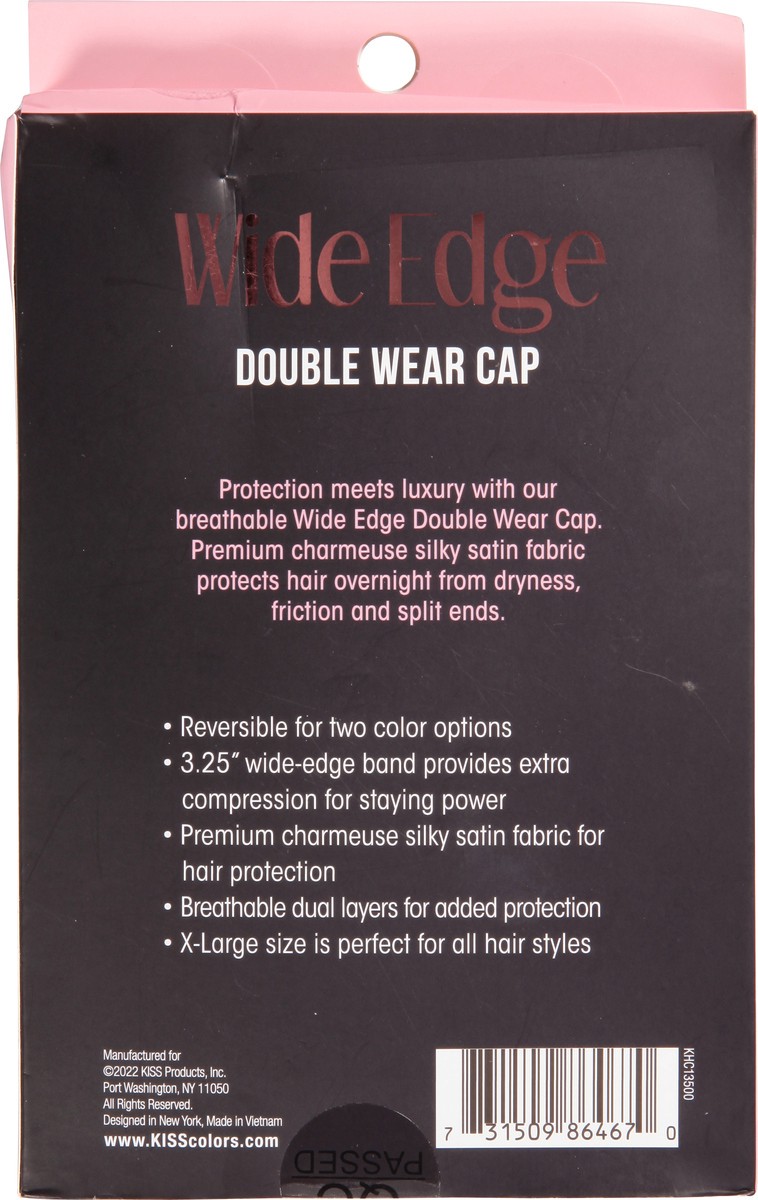 slide 9 of 12, Kiss Colors & Care Leopard Wide Edge Double Wear Cap X Large 1 ea, 1 cnt