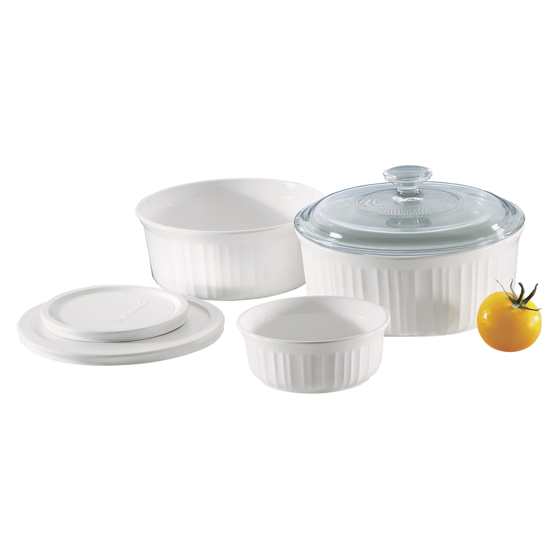 slide 1 of 1, CorningWare Bakeware Set - White, 6 ct