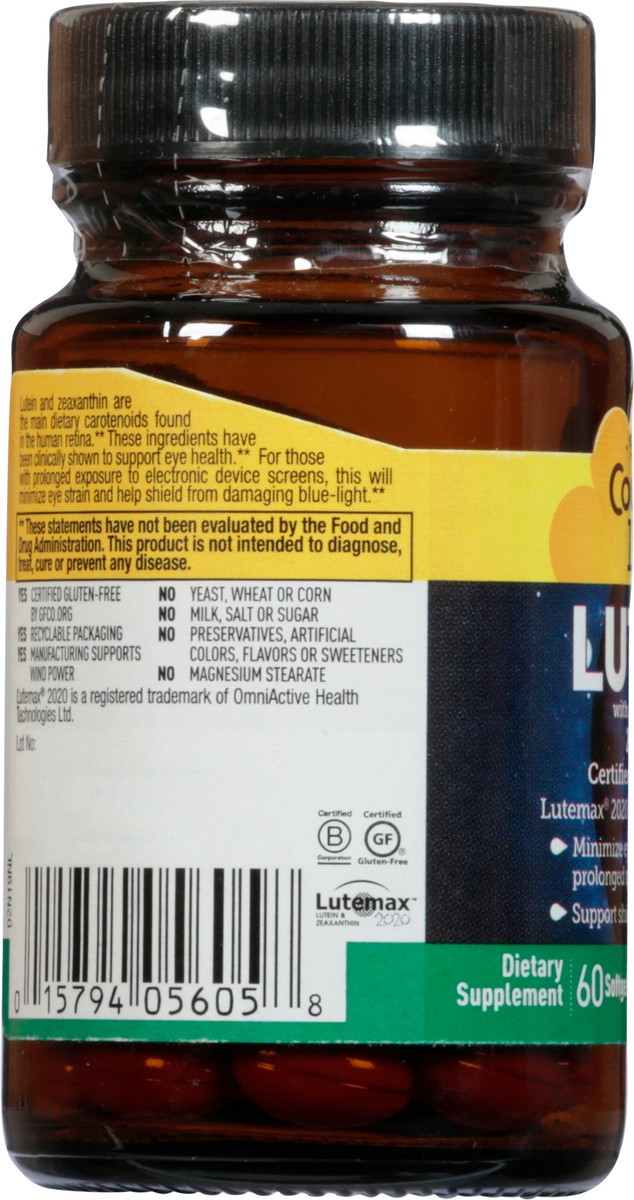 slide 7 of 9, Country Life Lutein 20mg, 60 ct