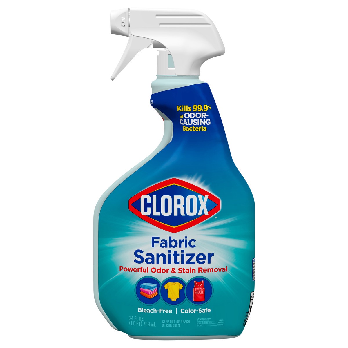 slide 1 of 4, Clorox Fabric Sanitizer Spray, 24 Ounces, 24 fl oz