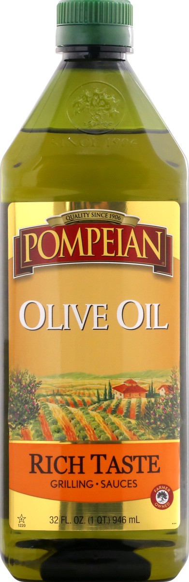 slide 6 of 9, Pompeian Rich Taste Olive Oil, 32 fl oz