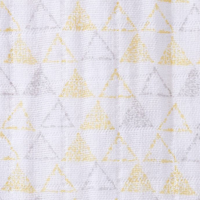slide 3 of 3, HALO SleepSack Small Triangle Cotton Muslin Wearable Blanket - Grey/Yellow, 1 ct
