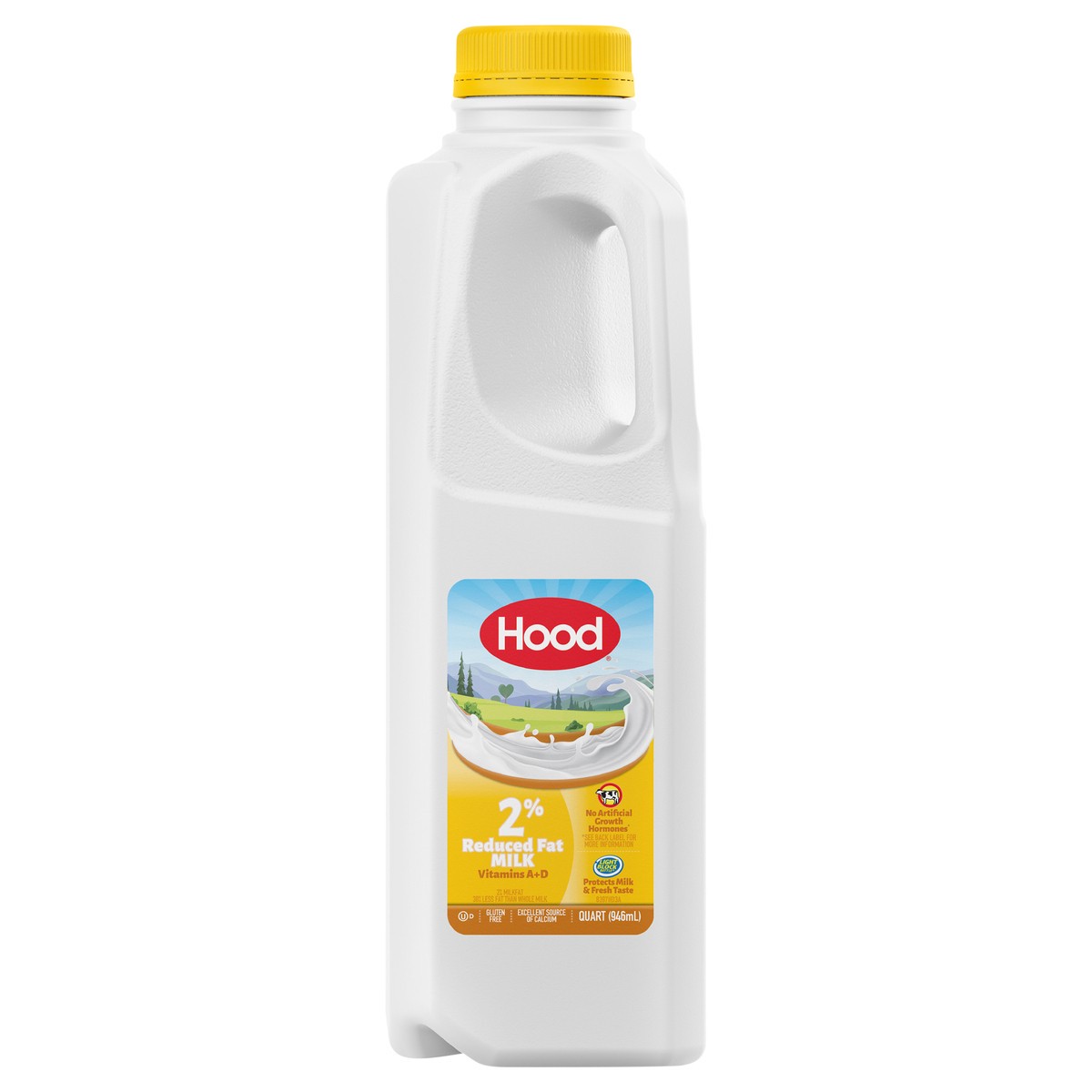 slide 1 of 8, Hood 2% Reduced Fat Milk, 32 oz, 1 qt