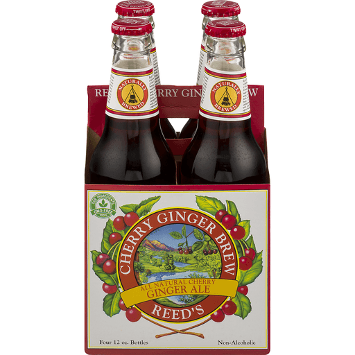 slide 2 of 17, Reed's Cherry Ginger Brew, 4 ct; 12 oz