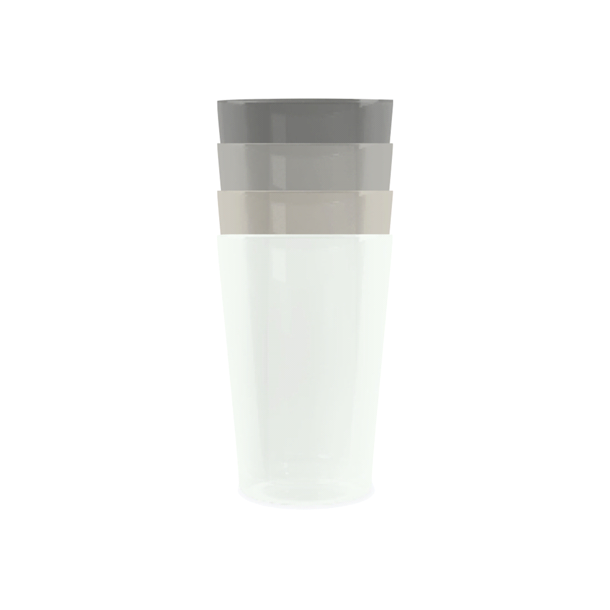 slide 1 of 1, Set Of 4 Polypropylene Tumblers, 18 Oz, 18 oz