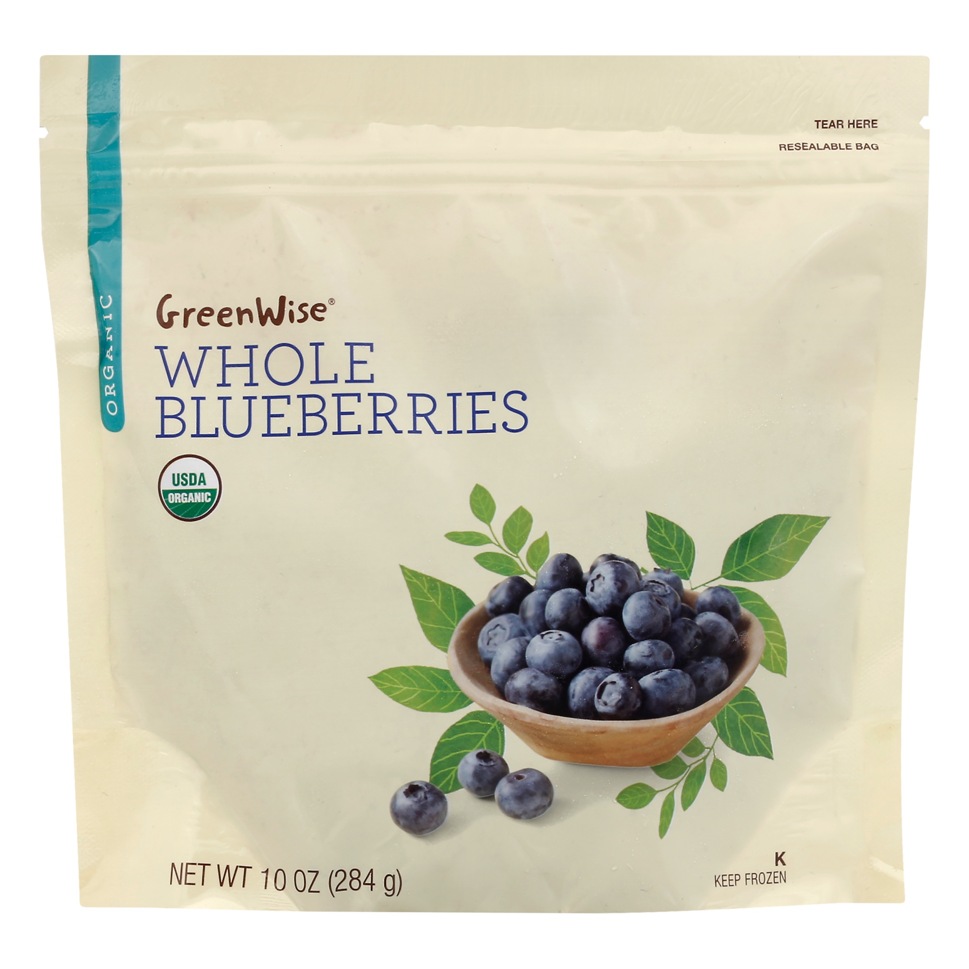 slide 1 of 1, GreenWise Organic Whole Blueberries, 10 oz